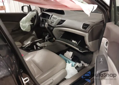 2012 Honda Civic Ex-L from USA, damaged, VIN 2HGFB2F90CH596105